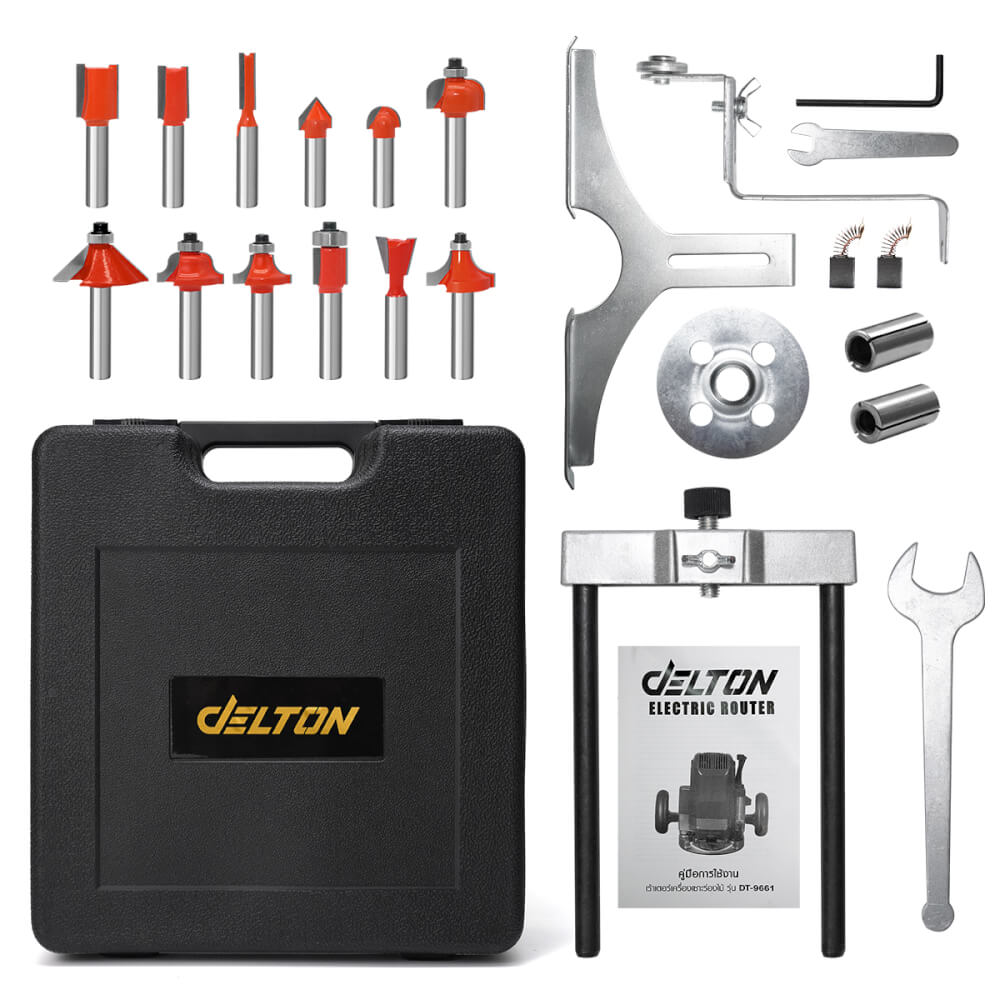 เครื่องเซาะร่อง DELTON รุ่น DT-9661 2,200 วัตต์